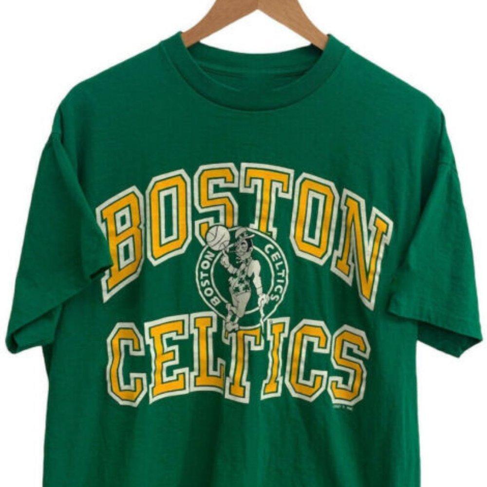 Boston Celtics Retro Basketball T Funnyest Green Unisex Tshirt